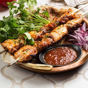 Шашлык из куриного бедра