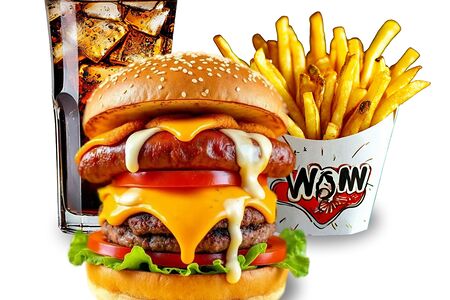 Богатырь комбо с Мегабургером