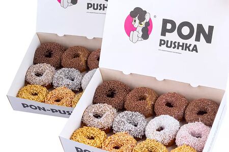 Бокс Глазированный с посыпкой L