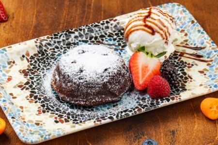 Шоколадный фондан