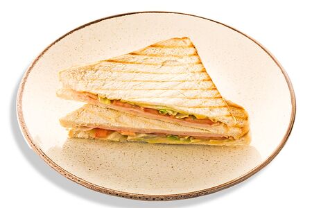 Горячие бутерброды с ветчиной и сыром