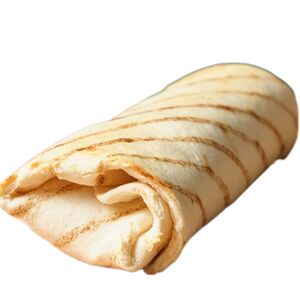 Хот-дог с колбаской гриль с сыром в тортилье