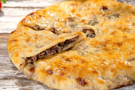 Пирог Мясо и грибы 