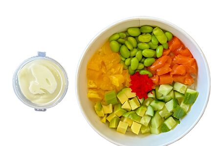 Поке с лососем