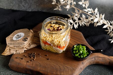 Салат Мимоза с тунцом