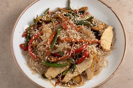 Фунчоза с курицей