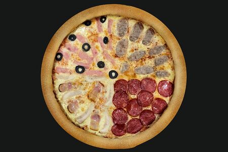 Пицца Мясная кватро стаджони New 