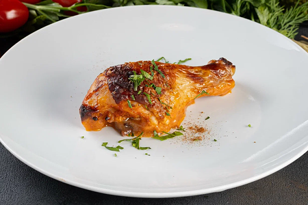 Куриная голень жареная