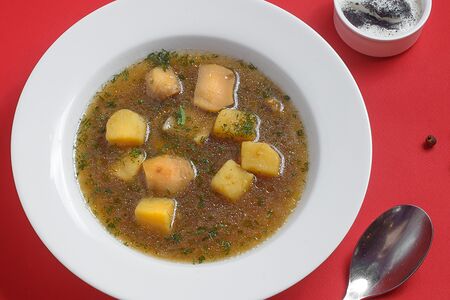 Суп из белых грибов