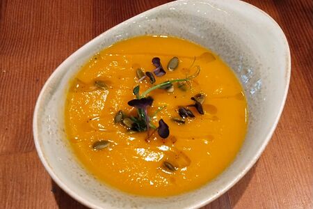Суп Тыквенный с мягким сыром 