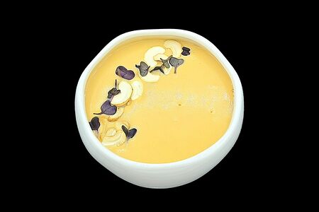 Суп-крем из батата с беконом