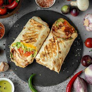 Шаурма с курицей Баффало