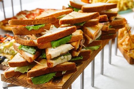 Сэндвич с лососем