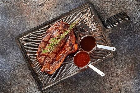 Мраморный стейк из говядины Стриплойн