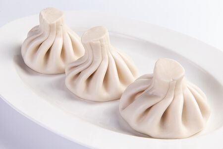 Хинкали со свининой и говядиной