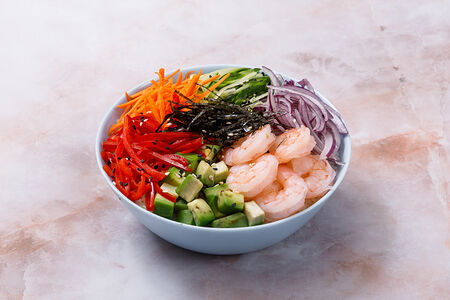 Поке с тигровой креветкой