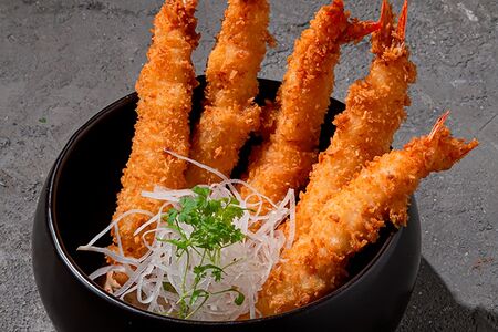 Креветки темпура