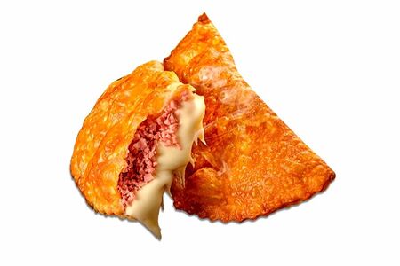 Чебурек с ветчиной и сыром