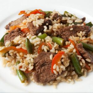 Тяхан с говядиной