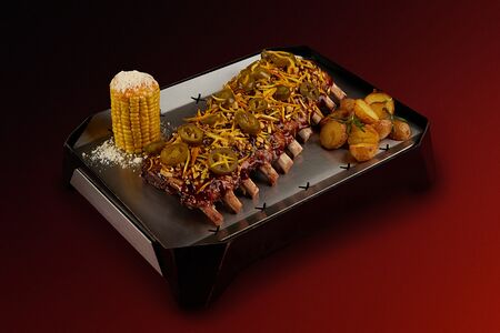 Рёбра свиные Баста Size с фисташками и халапеньо