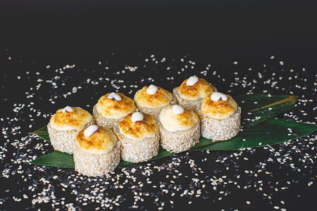 Медовая креветка запеченная