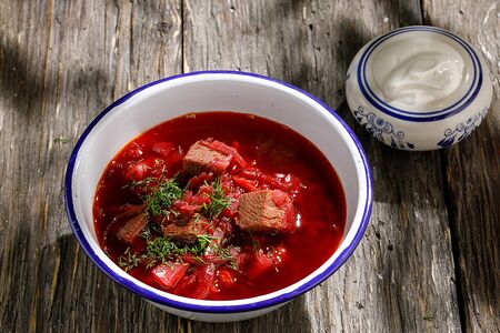 Борщ с говядиной