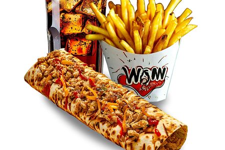 Богатырь комбо с мега шаурмой