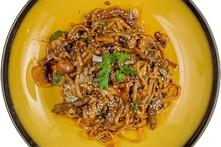 Лапша пшеничная с говядиной