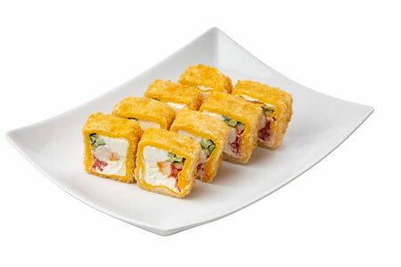 Тортилья с курицей темпура