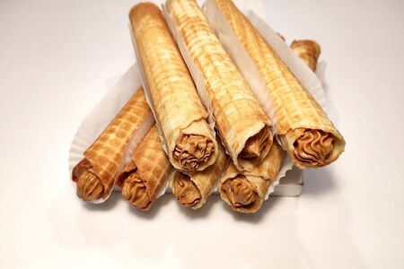 Трубочка с вареной сгущенкой