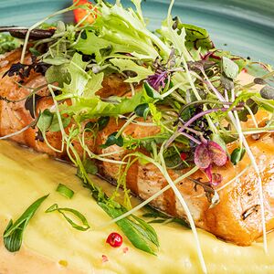 Лосось гриль