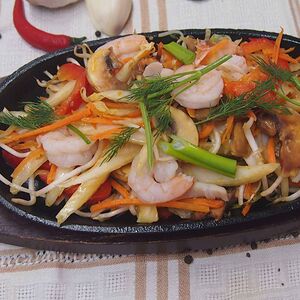 Том Сао с креветками