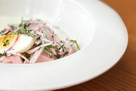 Окрошка на кефире