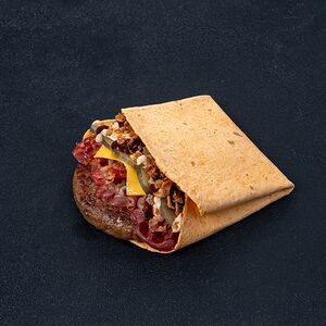 Врап бургер с беконом