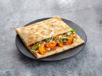 Блин постный с картофелем