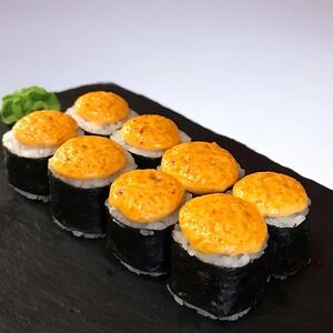 Запеченные маки с кальмаром