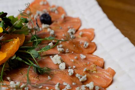 Карпаччо из семги