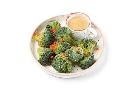 Брокколи темпура с кунжутным терияки