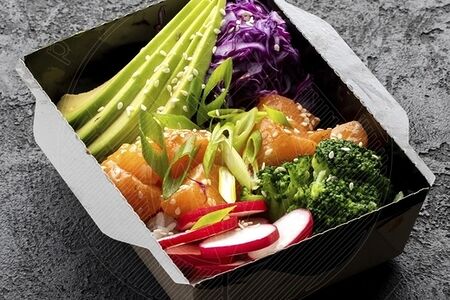 Поке лосось