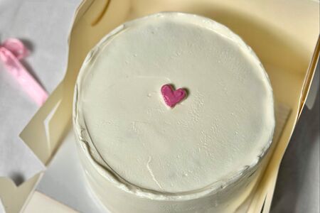 Бенто-торт Красный бархат №25