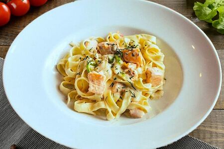 Паста с лососем New !