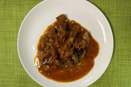 Свинина тушеная по-мексикански острая