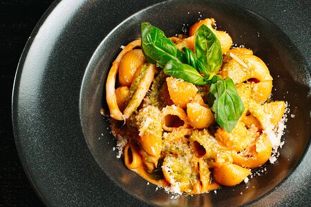 Паста Пепе с морепродуктами