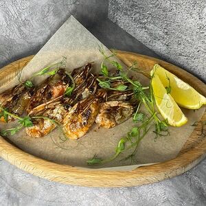 Креветки жареные