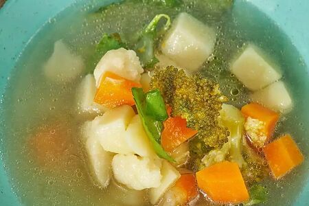 Детский овощной суп