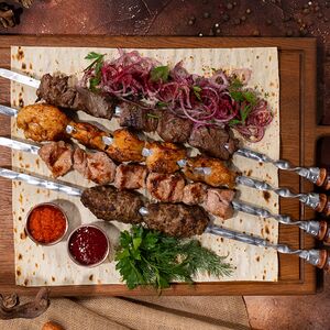 Шашлык из куриного бедра