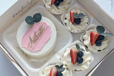 Набор Бенто-торт и капкейки люблю 