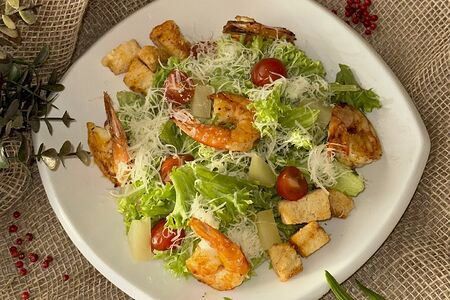 Цезарь с креветками