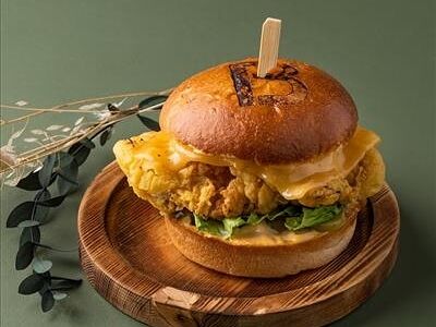 Бургер с куринным филе