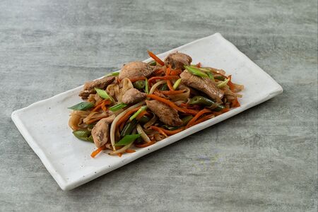 Удон с курицей